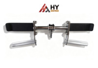 Accessoire de machine à câble Huyang PJ15 en acier robuste, antidérapant et confortable pour les exercices de tirage dorsal, de soufflet et de curl à la hache