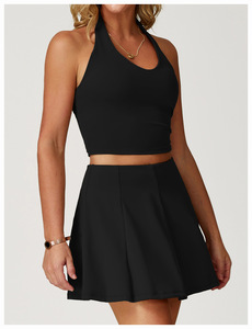 Aoyema 사용자 정의 스포츠웨어 요가 옷 다시 아름다움 자르기 최고 도매 실행 속옷 체육관 여성 피트니스 조끼 스포츠웨어 - Product Image 5