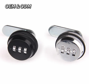 שילוב 3 ספרות חכם סגסוגת אבץ ארון מגירות דלת גלגל חיוג מנעול סיסמא דיגיטלית מנעול מצלמת - Product Image 5