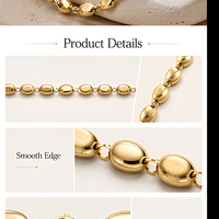 Collier chaîne en or texturé personnalisé, bijoux de mode pour femmes, à porter en soirée