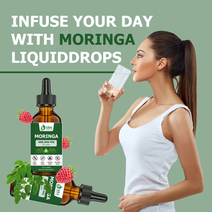 Meilleures ventes : Gouttes liquides de Moringa pour une peau et des cheveux sains, favorisent l'équilibre glycémique, phytonutriments, minéraux, soutien énergétique - Product Image 4