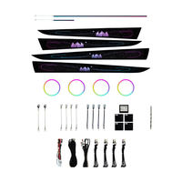 Lumières d'ambiance colorées effet ciel étoilé adaptées à Honda City 2008-2014, accessoires d'éclairage LED dynamique pour l'intérieur de la voiture