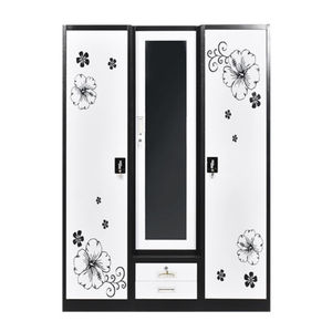 Meubles de maison, <span class=keywords><strong>armoire</strong></span> en métal de couleur noir et blanc, <span class=keywords><strong>armoire</strong></span> d'étudiant, meubles de salon, <span class=keywords><strong>2</strong></span> <span class=keywords><strong>portes</strong></span>, <span class=keywords><strong>armoire</strong></span> en métal - Product Image 2
