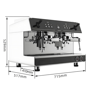 Máquinas de café espresso profesionales populares para negocios mayoristas, con bomba rotativa italiana, caldera de cobre y función de cápsulas de muestra T - Product Image 4