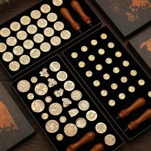 <span class=keywords><strong>Sceau</strong></span> standard en cuivre de 1,5/2,5/3,0 cm pour <span class=keywords><strong>sceau</strong></span> de <span class=keywords><strong>cire</strong></span>, coffret cadeau réutilisable de luxe - Marque XIER, pour la maison, le bureau, l'école et les mariages - Product Image 5