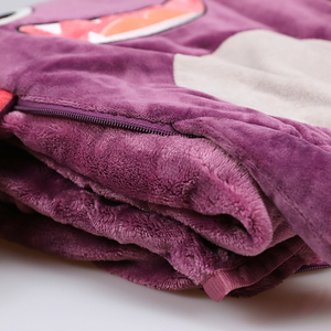 Wholesale Home Accessories Manufacturer Soft Cotton Bat Blanket <strong>Hoodie</strong> and Wearable Blanket for Winter Comfort Gift - Product Image 5
