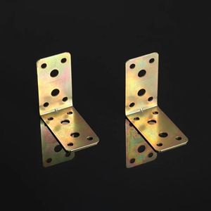 Équerre d'angle Fu Ying Lai 5 mm en acier laminé à froid zingué, support de fixation pour meubles en forme de L - Product Image 3