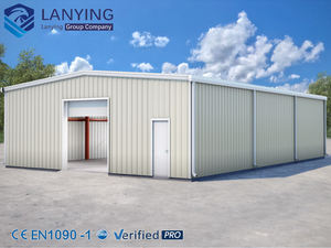 Structure en acier léger préfabriquée moderne, hall central, atelier industriel, entrepôt, matériaux de construction, marque SYLY, garantie 1 an - Product Image 2