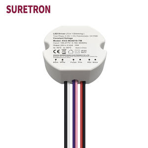 للبيع بالجملة بلاستيك دائري <span class=keywords><strong>100ma</strong></span> 150ma 250ma 300ma 350ma 450ma 10 Watt Triac 0 10V Dimming 010V سائق - Product Image 3