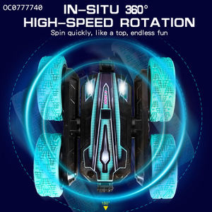 הגעה חדשה סיבוב שלט רחוק מותאם אישית 360 flip <span class=keywords><strong>rc</strong></span> מתגלגל פעלולים רכב צעצוע - Product Image 4