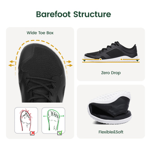 Zapatos Minimalistas para Caminar Descalzo con Suela Delgada y Flexible, que se Adaptan a la Forma del Pie, para Conexión a Tierra y Energía Terrestre - Product Image 4