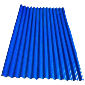 แผ่นหลังคาสังกะสีลูกฟูกความแข็งแรงสูง DX51D แผ่นหลังคาโลหะ ppgi - Product Image 5