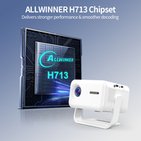 Proyector Inteligente LCD Android J350, 350ANSI, Enfoque Automático, Corrección Trapezoidal Automática, WiFi, Proyector 4K, Proyector OEM al por Mayor