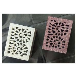 Caja decorativa de piedra de jabón - Product Image 1