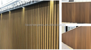 Panel de Pared 3D Moderno de Fabricante Profesional para Exteriores, Panel de Pared WPC Insonorizado, Impermeable y Resistente al Fuego con Características Plásticas - Product Image 4