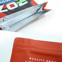 Sachets refermables personnalisables avec fermeture éclair 500g 1kg 2kg 5kg en aluminium mat de qualité alimentaire pour emballage plastique
