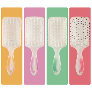 Wanmei Hair Massage Comb Plastic <b>Cushion</b> <b>Rectangular</b> Hairbrush For Styling And Scalp Care - Product Image 1