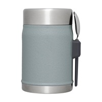 Bouteille isotherme personnalisée 400 ml en acier inoxydable à double paroi mate, pour soupes et aliments, avec fonction de cuisson sous vide