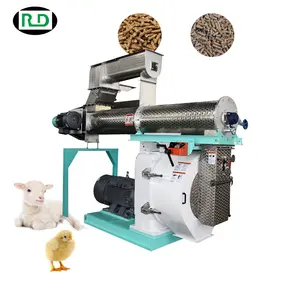 Rongda 20 Tonnen/Std. Edelstahl-Granulator Tierfuttermittel-Pelletherstellungsmaschine Pelletierer für Tierfuttermittel
