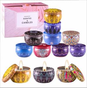 Juego de Regalo de Velas Aromáticas de Cera de Soja con 12 Constelaciones Personalizadas, Velas Perfumadas del Zodiaco con Cristales Curativos, Barras para Diwali - Product Image 5