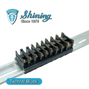 TR-10 รางต่อสายไฟแบบ Din Rail ขนาด 35 มม. แบบยึดด้วยสกรู ปลดเร็ว 10 แอมป์ 600 โวลต์ - Product Image 1