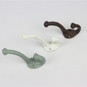 Hải lý gắn giả mạo Neo ANTLER Trần Hươu Đôi Mũ kim loại cổ điển sắt áo choàng quần áo móc áo - Product Image 5