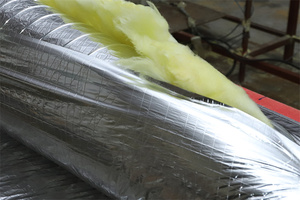 Tuyau d'isolation thermique Flexible en Aluminium, tube de m, isolé acoustique - Product Image 2