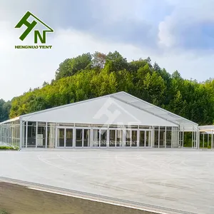 Tenda pernikahan besar 20x60m, tenda pesta luar ruangan 800-1000 orang acara gereja