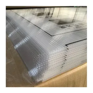 透明サポートポリカーボンスモークルーフシートポリカーボネート温室パネル