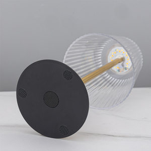Modern Brass Table <b>Lamp</b> Crystal Bell <b>Shade</b> E26 LED 3000K Warm White Push Button Switch Control Bedroom Decorative <b>Small</b> Size - Product Image 4