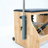 Hochwertige Eichen-Holz Multifunktions-Pilates-Maschine mit Wundan-Stuhl für den Heimgebrauch oder Yoga-/Fitness-Studios 3 Jahre Garantie