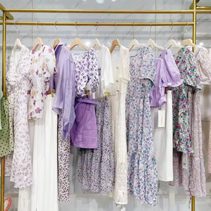 Vente en gros de <span class=keywords><strong>robes</strong></span> en coton haut de gamme mélangées à des stocks de vêtements en gros à bas <span class=keywords><strong>prix</strong></span> - Product Image 6