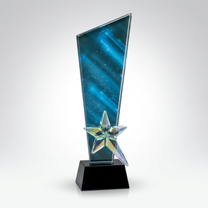 . Elegante Trofeo de Cristal con Grabado Láser para Premios por Logros, Eventos Corporativos y Reconocimiento de Liderazgo - Product Image 1