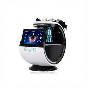 Analyseur de peau tout-en-un Magic Mirror, rajeunissement de la peau et minimisation des pores – Lifting du visage, éliminateur de points noirs, machine à jet d'oxygène - Product Image 1
