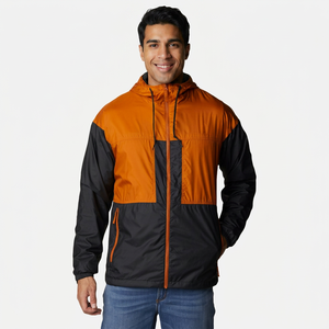 High Quality Polyester Nylon Waterproof Outdoor Windbreaker <b>Jacket</b> for <b>Men</b> Custom Logo for Spring and Autumn with Oem Service - Product Image 1