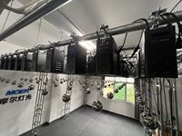 Éclairage cinétique de treuil 10-25KG personnalisable systèmes de treuil cinétique DMX dynamique multifonctionnels de levage pour la lumière de scène
