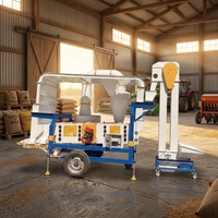 Machine de nettoyage d'air pour graines agricoles durable, professionnelle, légère et compacte, pour l'élimination des impuretés, machine de traitement des semences agricoles