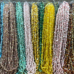 ชิปลูกปัดหินอเมทิสต์ซิทรีนหินอเมทิสต์ธรรมชาติแบบไม่เรียบ - Product Image 3