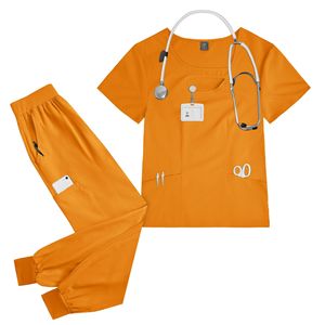 ชุดสครับแพทย์คอวีทันสมัย รุ่น 42070 -2026 - ชุดยูนิฟอร์มดูแลสุขภาพสำหรับผู้หญิง น้ำหนักเบา ระบายความชื้นได้ดี - Product Image 2