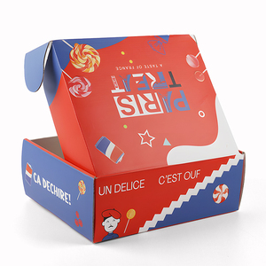 Caja de Cartón Corrugado con Diseño Personalizado de Estilo Francés, Tema París, para Regalos de Panaderí<span class=keywords><strong>a</strong></span> y Dulces - Product Image 3