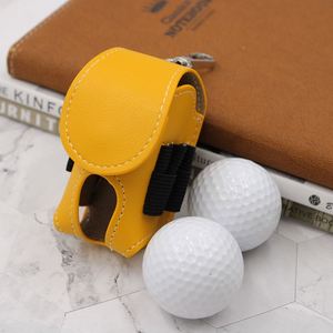 Porte-tee de golf portable en cuir PU gaufré, 7 couleurs tendance, avec clip métallique et fermeture magnétique, capacité 2 tees – En stock - Product Image 3