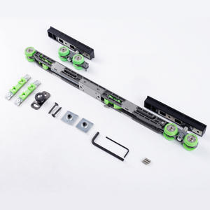 รางแขวนประตูบานเลื่อนสแตนเลสรางลูกรอกประตูไม้ - Product Image 2