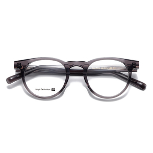 Gafas Redondas de Montura Completa, Lentes de Resina de Color Sólido, Anti-UV, Ligeras, Unisex, Monturas para Corrección de la Visión para Adultos - Product Image 6