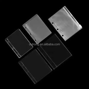 Pochette de reliure la plus chaude, 6 trous, sacs à feuilles en vrac, format A6, classeurs à fermeture éclair, sacs à documents en plastique, 2022 - Product Image 3