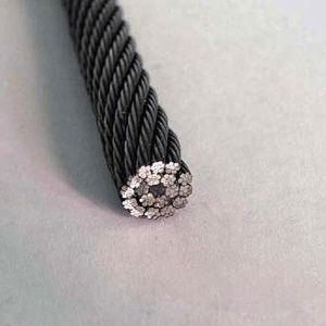 Anti-rotatie 18x7 staalkabel met vezelkern voor mijnhefinrichtingen, torenkranen, derricks en maritieme hijsapplicaties - Product Image 2