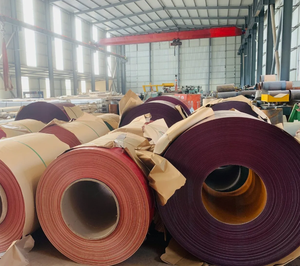 เหล็กม้วนเคลือบสีชุบสังกะสี, ASTM A653, เคลือบโพลีเอสเตอร์สำหรับงานหลังคาเชิงพาณิชย์และผนัง (ขายส่ง) - Product Image 3