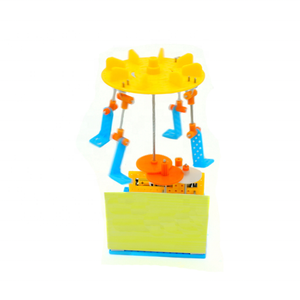 Pequeño <span class=keywords><strong>carrusel</strong></span> de tecnología Manual DIY, Juguetes Divertidos Edu para producción pequeña, modelo de ensamblaje físico - Product Image 3
