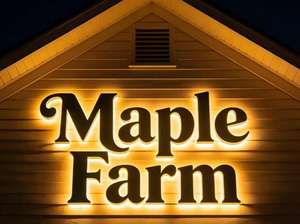 Letrero Luminoso LED para Exteriores, Resistente al Agua, Letras Acrílicas, Acero Inoxidable, Letrero 3D, Letrero Luminoso de Neón - Product Image 5