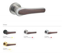 Poignée de porte en alliage de zinc avec finition cuivre antique, personnalisable sur mesure, pour mobilier et sécurité intérieure de villa