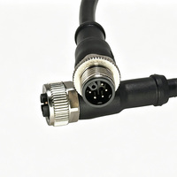 Câble de moteur triphasé M12 M Code 5+PE avec freinage intégré et protection contre la température pour mini servomoteurs triphasés, étanche et personnalisable